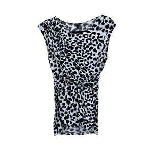 Ann Taylor Leopard Animal Print Y2K Top